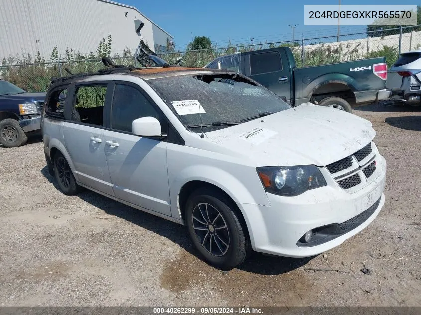 2C4RDGEGXKR565570 2019 Dodge Grand Caravan Gt