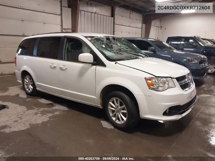 2019 Dodge Grand Caravan Sxt VIN: 2C4RDGCGXKR712604 Lot: 40263709