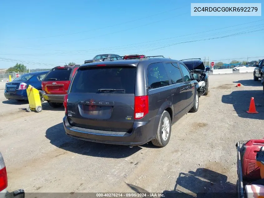 2C4RDGCG0KR692279 2019 Dodge Grand Caravan Sxt