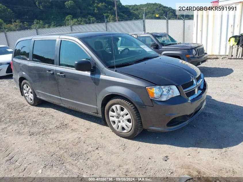 2C4RDGBG4KR591991 2019 Dodge Grand Caravan Se