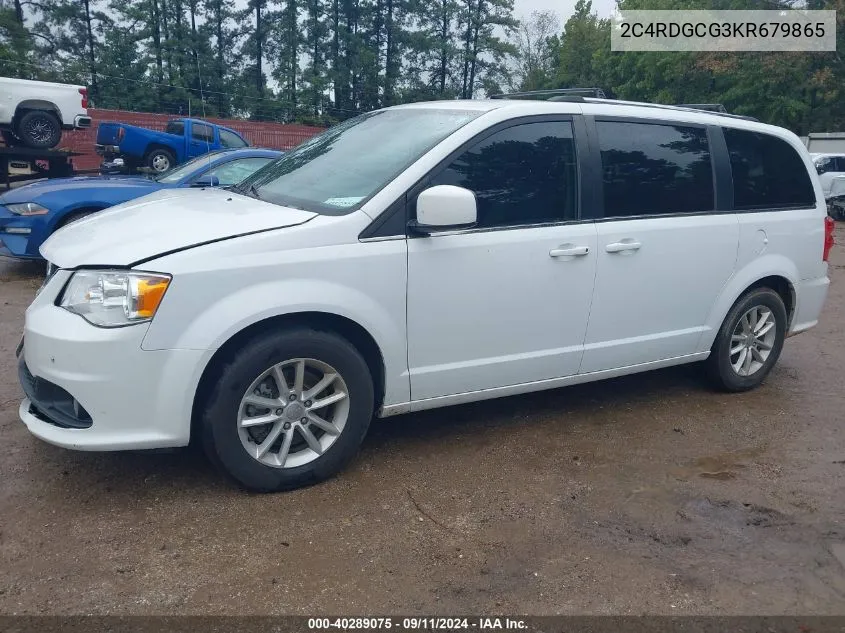 2C4RDGCG3KR679865 2019 Dodge Grand Caravan Sxt