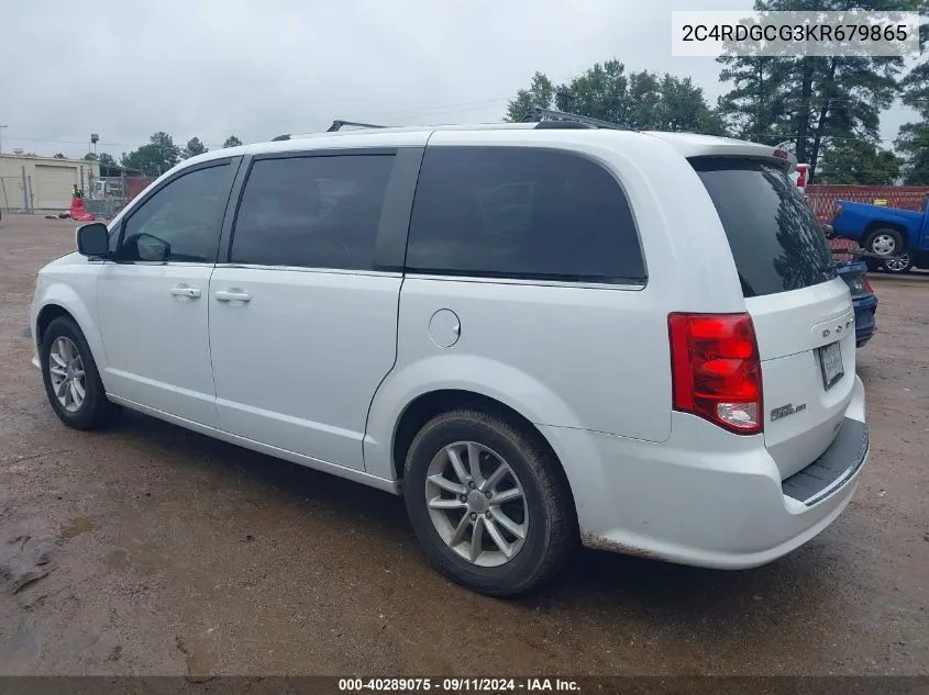 2C4RDGCG3KR679865 2019 Dodge Grand Caravan Sxt