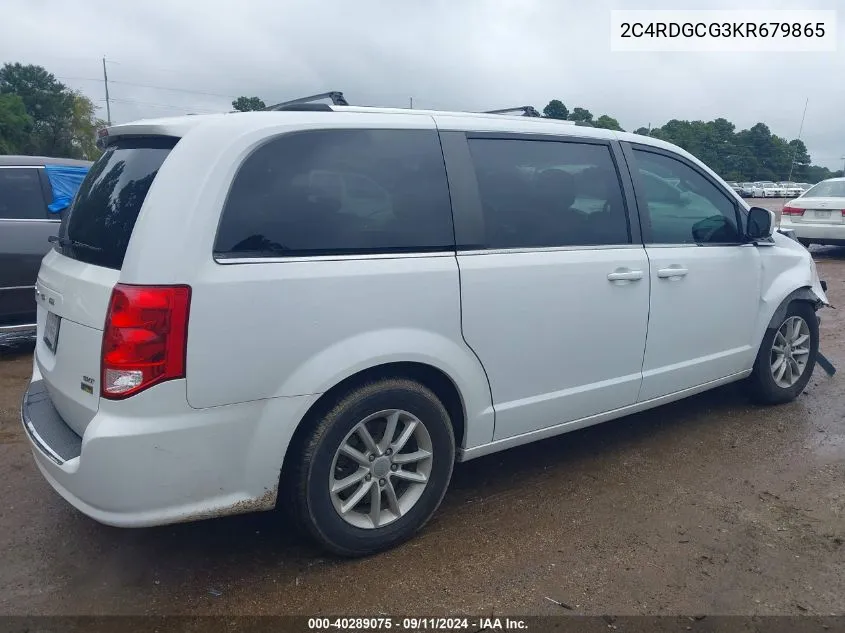 2C4RDGCG3KR679865 2019 Dodge Grand Caravan Sxt