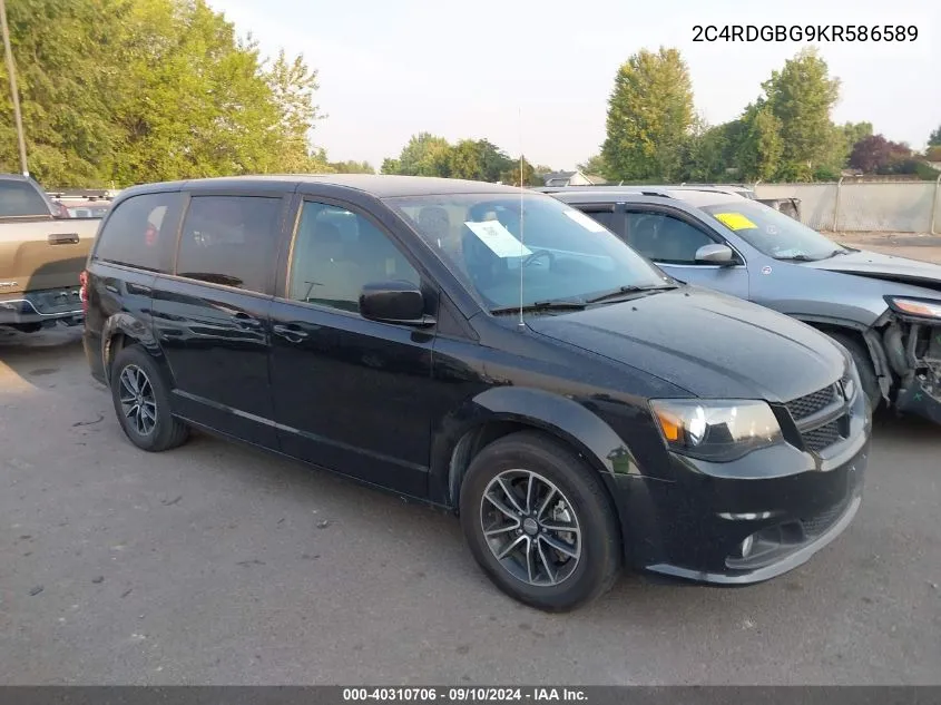 2C4RDGBG9KR586589 2019 Dodge Grand Caravan Se