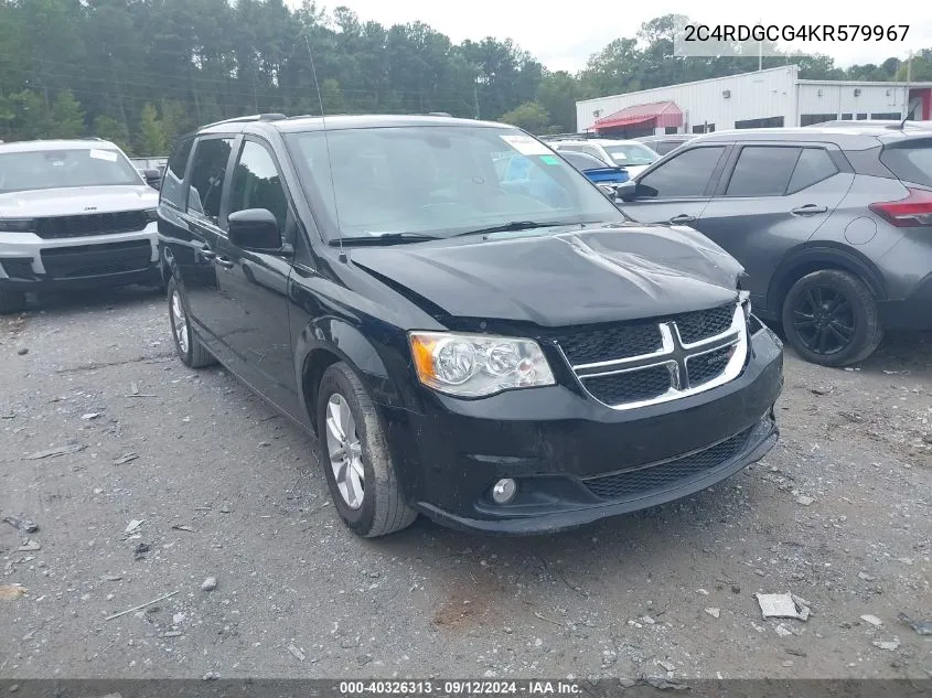 2C4RDGCG4KR579967 2019 Dodge Grand Caravan Sxt