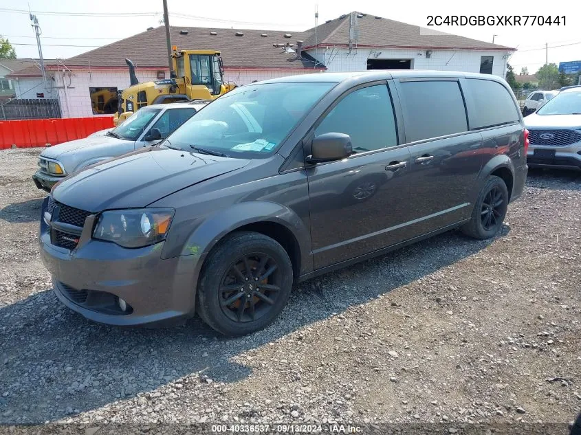 2C4RDGBGXKR770441 2019 Dodge Grand Caravan Se Plus