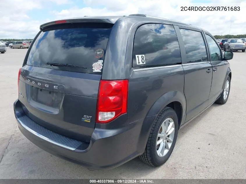 2C4RDGCG2KR761683 2019 Dodge Grand Caravan Sxt