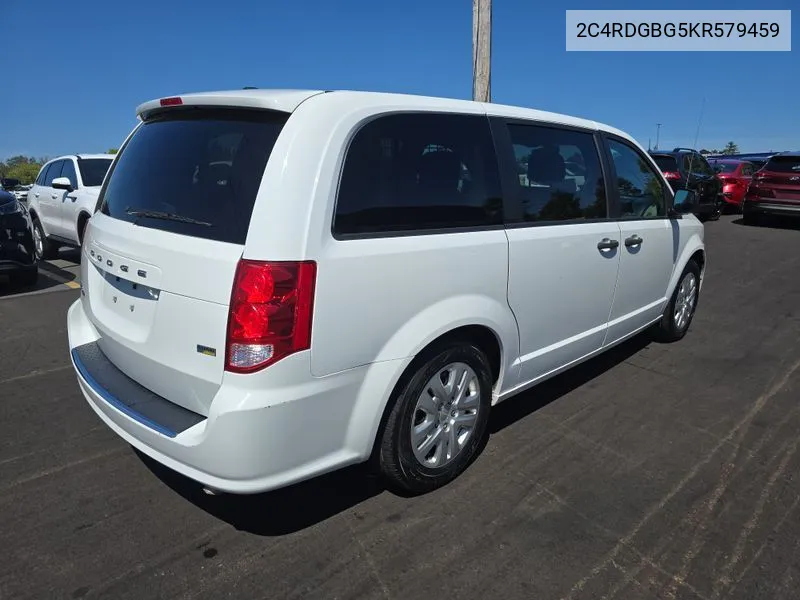 2C4RDGBG5KR579459 2019 Dodge Grand Caravan Se