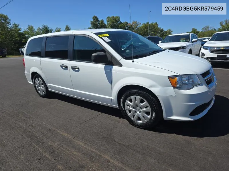 2C4RDGBG5KR579459 2019 Dodge Grand Caravan Se