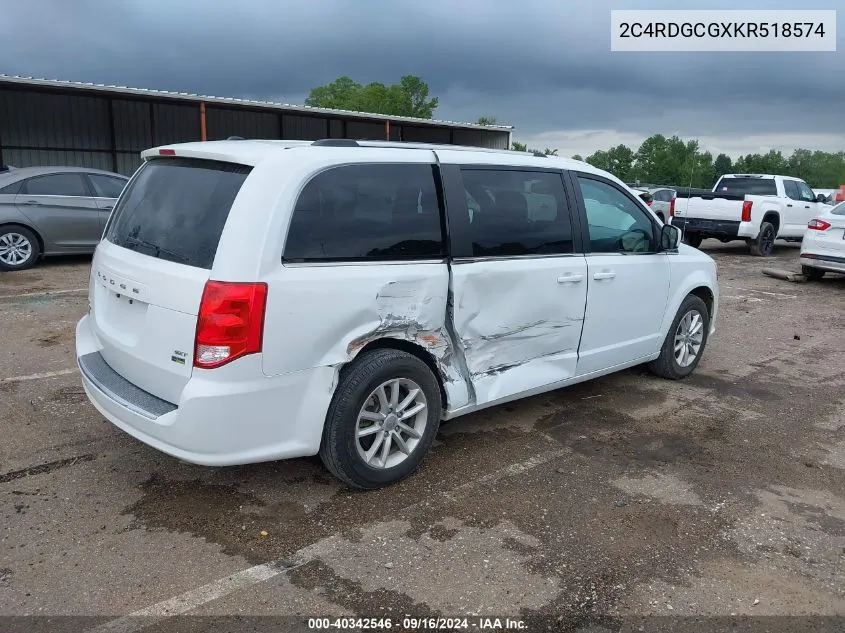 2C4RDGCGXKR518574 2019 Dodge Grand Caravan Sxt