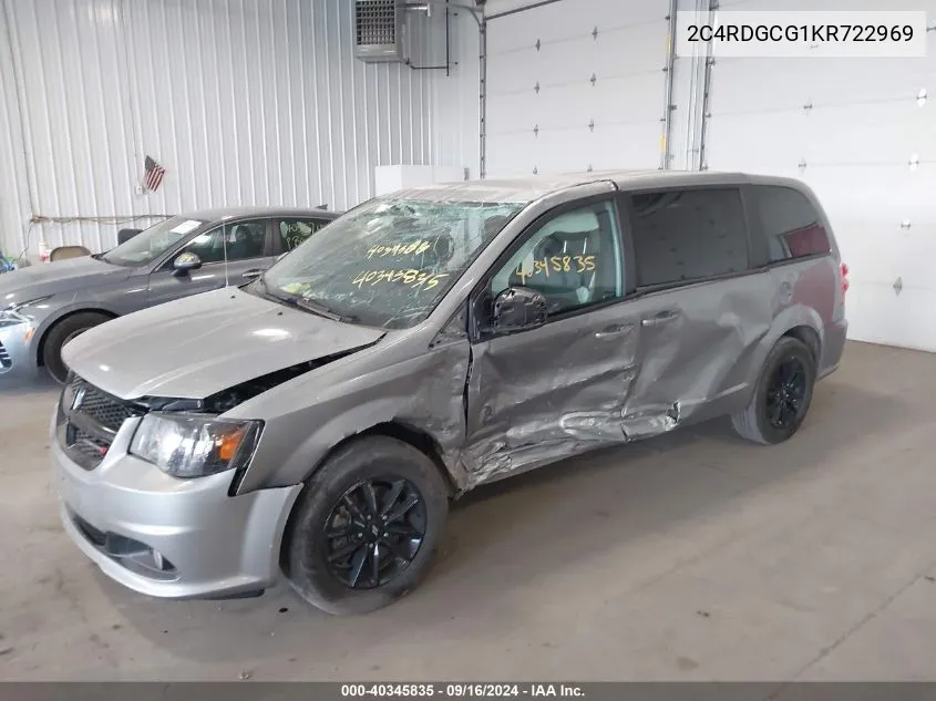 2C4RDGCG1KR722969 2019 Dodge Grand Caravan Sxt