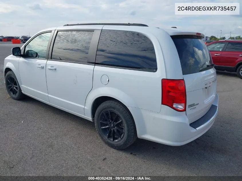 2C4RDGEGXKR735457 2019 Dodge Grand Caravan Gt