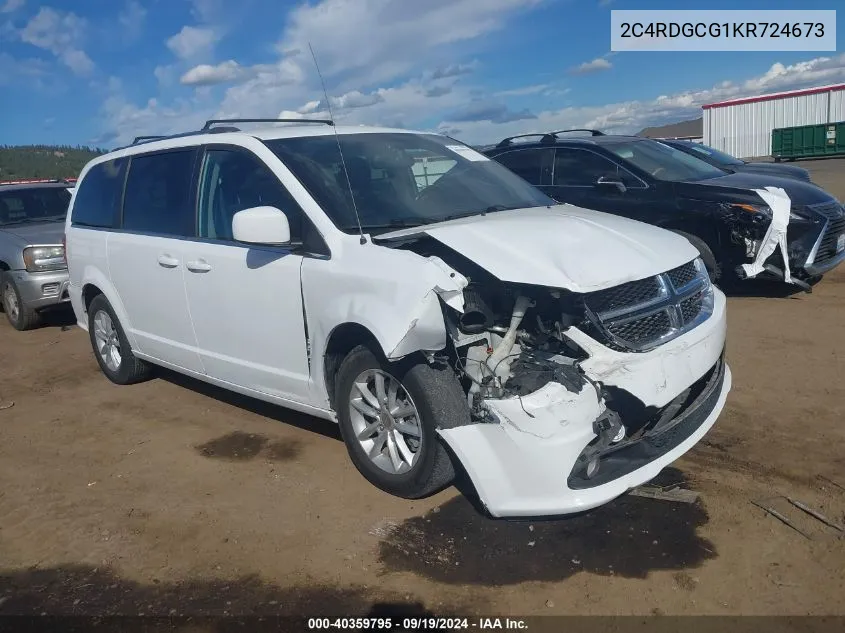 2C4RDGCG1KR724673 2019 Dodge Grand Caravan Sxt