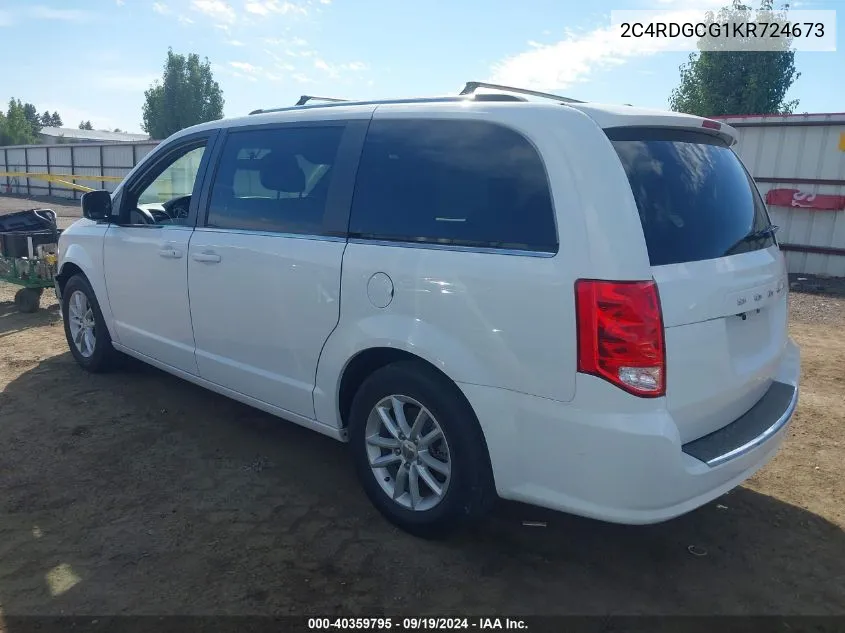 2C4RDGCG1KR724673 2019 Dodge Grand Caravan Sxt