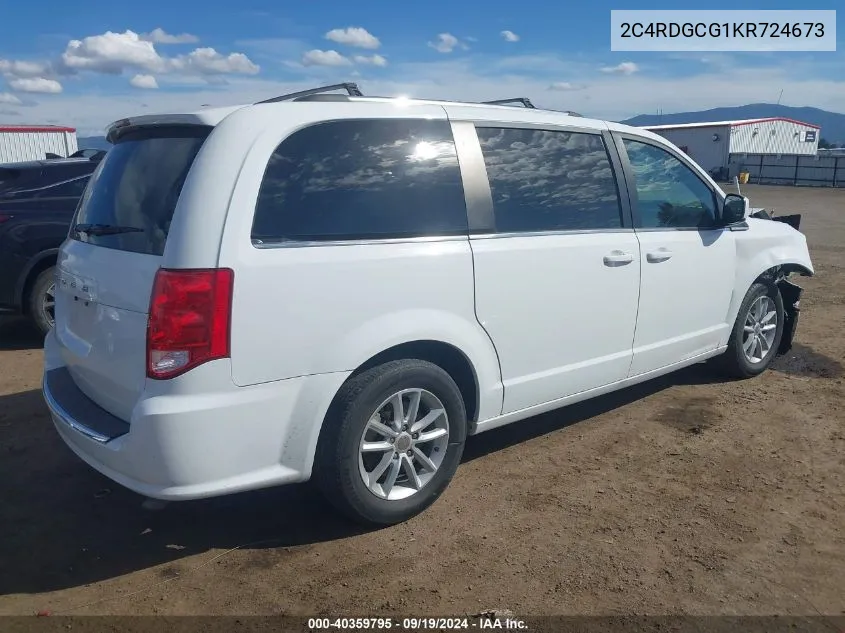 2C4RDGCG1KR724673 2019 Dodge Grand Caravan Sxt