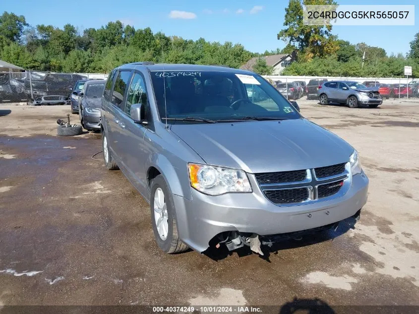 2C4RDGCG5KR565057 2019 Dodge Grand Caravan Sxt