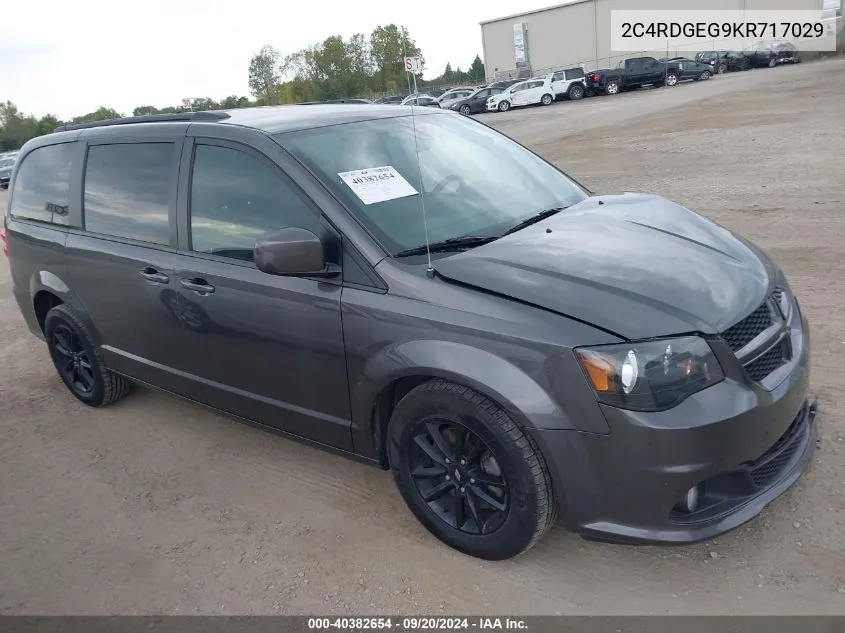 2019 Dodge Grand Caravan Gt VIN: 2C4RDGEG9KR717029 Lot: 40382654