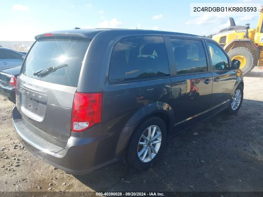 2C4RDGBG1KR805593 2019 Dodge Grand Caravan Se 35Th Anniversary Edition