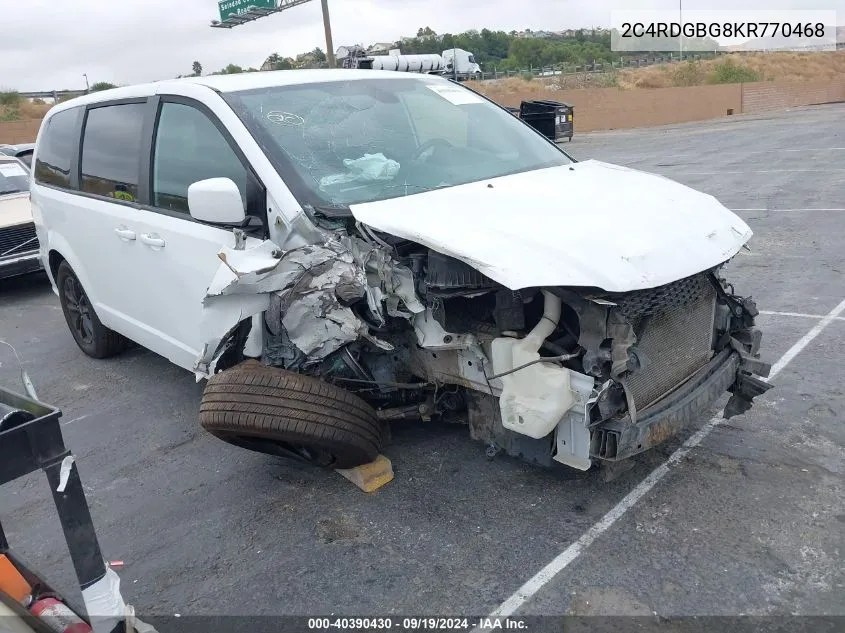 2C4RDGBG8KR770468 2019 Dodge Grand Caravan Se Plus