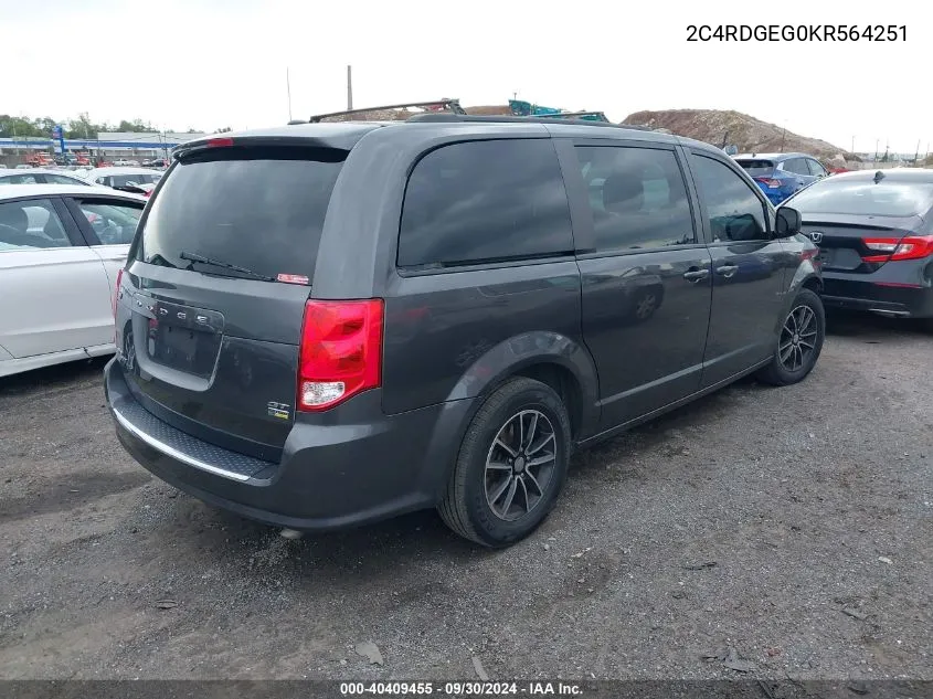 2C4RDGEG0KR564251 2019 Dodge Grand Caravan Gt