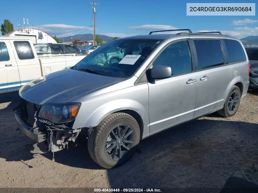 2C4RDGEG3KR690684 2019 Dodge Grand Caravan Gt