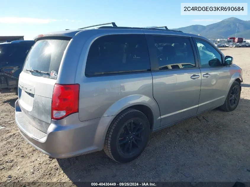 2C4RDGEG3KR690684 2019 Dodge Grand Caravan Gt