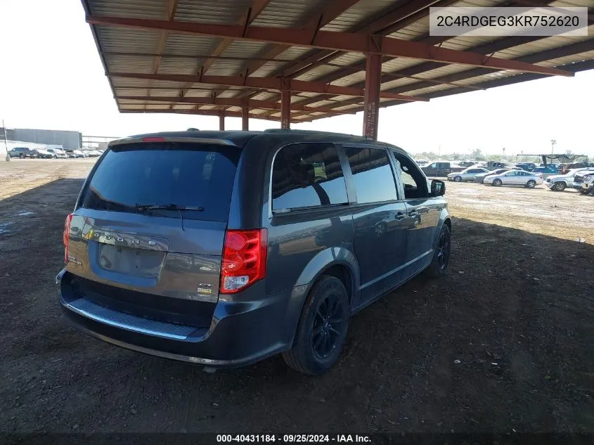 2C4RDGEG3KR752620 2019 Dodge Grand Caravan Gt