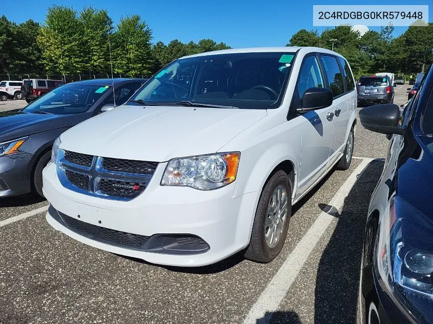 2C4RDGBG0KR579448 2019 Dodge Grand Caravan Se