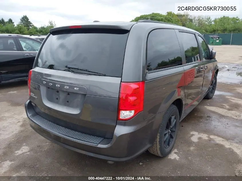 2C4RDGCG5KR730055 2019 Dodge Grand Caravan Sxt