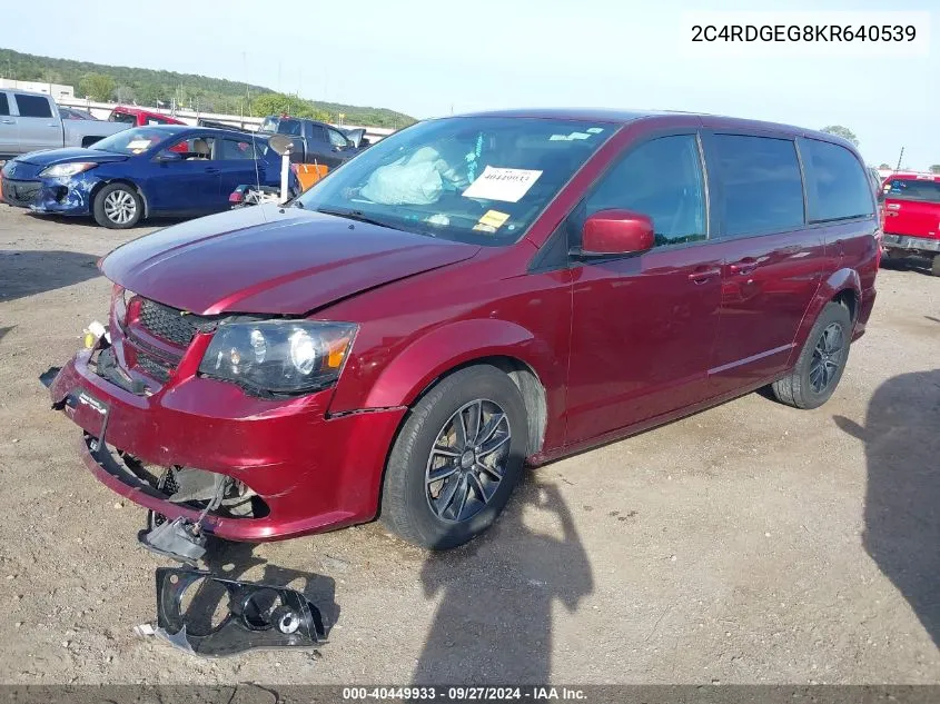 2C4RDGEG8KR640539 2019 Dodge Grand Caravan Gt