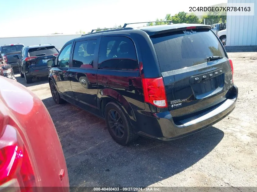 2C4RDGEG7KR784163 2019 Dodge Grand Caravan Gt