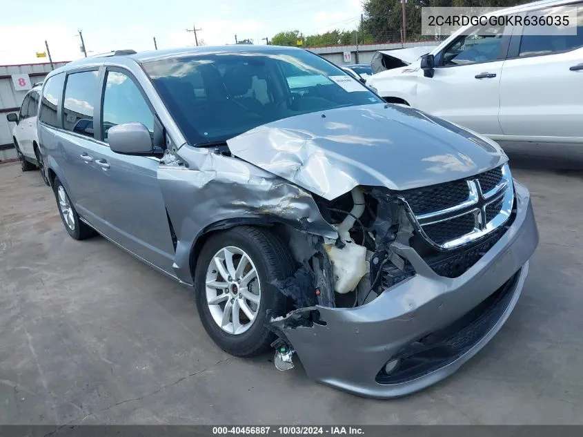 2C4RDGCG0KR636035 2019 Dodge Grand Caravan Sxt