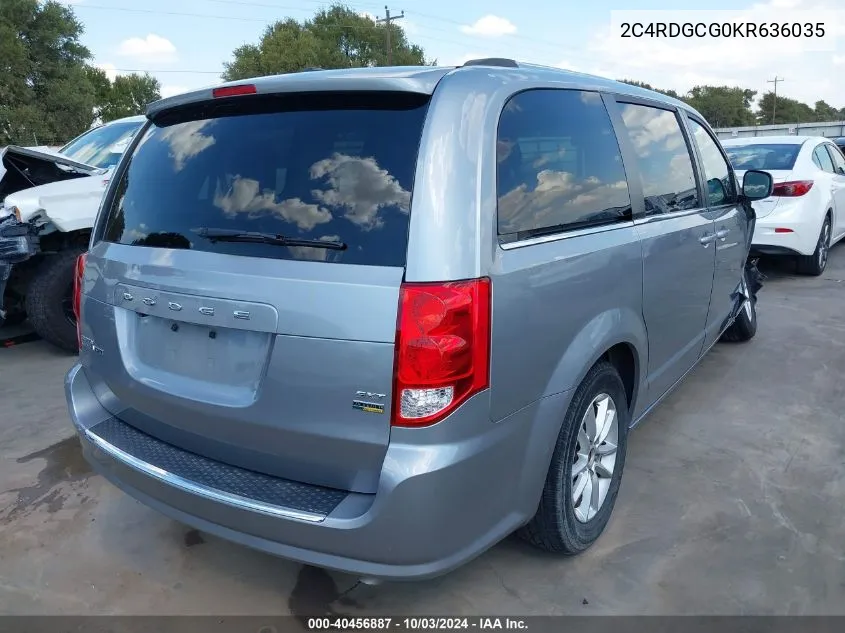 2C4RDGCG0KR636035 2019 Dodge Grand Caravan Sxt