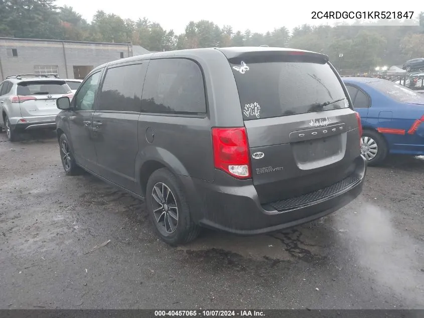 2C4RDGCG1KR521847 2019 Dodge Grand Caravan Sxt