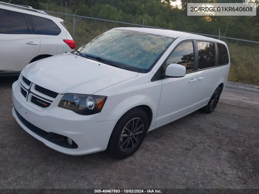 2C4RDGEG1KR640608 2019 Dodge Grand Caravan Gt