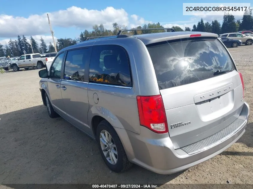 2C4RDGCG8KR545417 2019 Dodge Grand Caravan Sxt