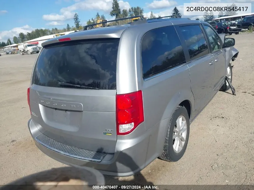 2C4RDGCG8KR545417 2019 Dodge Grand Caravan Sxt