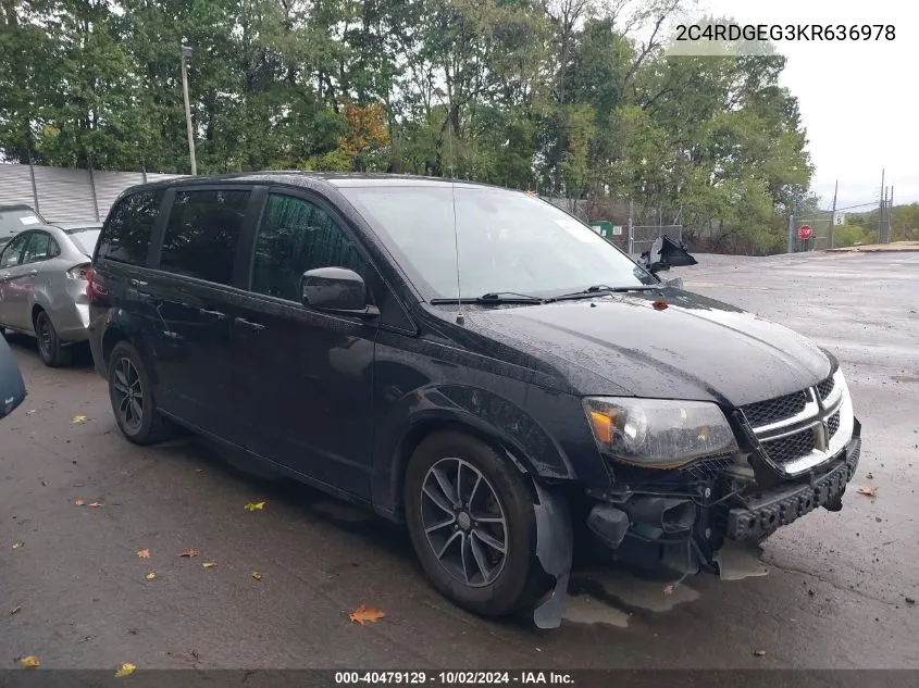 2C4RDGEG3KR636978 2019 Dodge Grand Caravan Gt