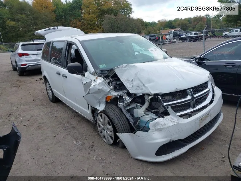 2C4RDGBG8KR677806 2019 Dodge Grand Caravan Se