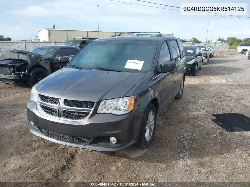 2C4RDGCG5KR514125 2019 Dodge Grand Caravan Sxt