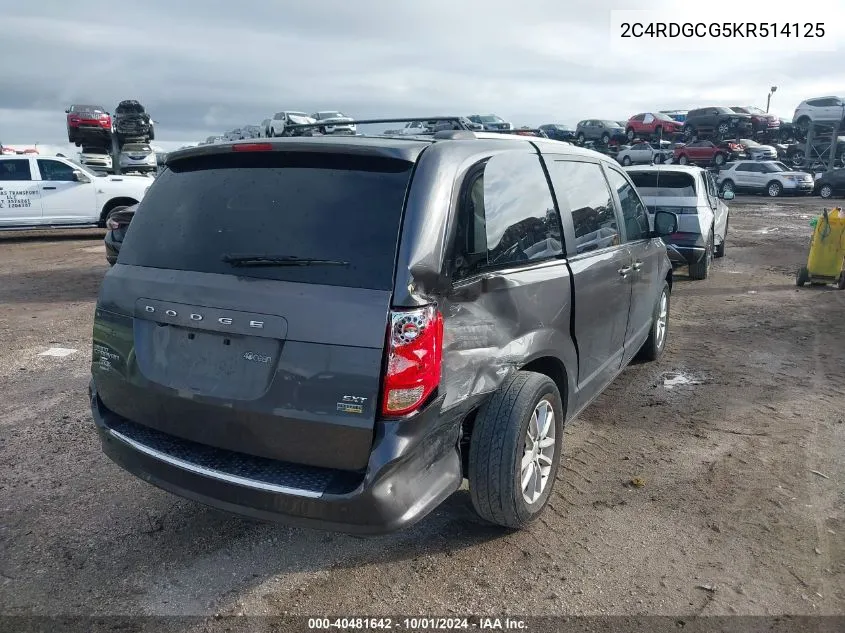 2C4RDGCG5KR514125 2019 Dodge Grand Caravan Sxt