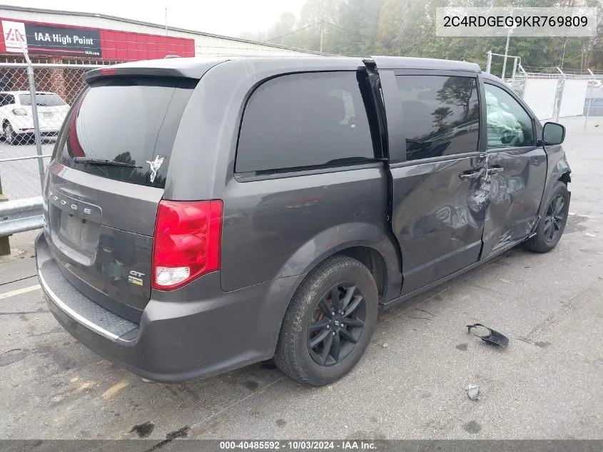 2C4RDGEG9KR769809 2019 Dodge Grand Caravan Gt