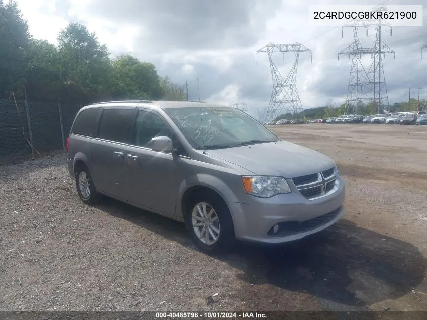 2019 Dodge Grand Caravan Sxt VIN: 2C4RDGCG8KR621900 Lot: 40485798