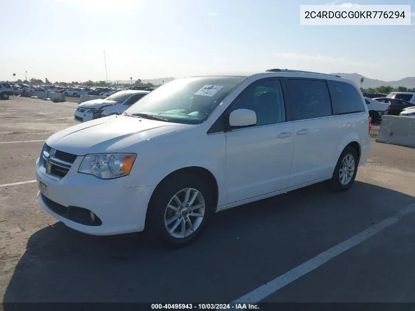 2C4RDGCG0KR776294 2019 Dodge Grand Caravan Sxt