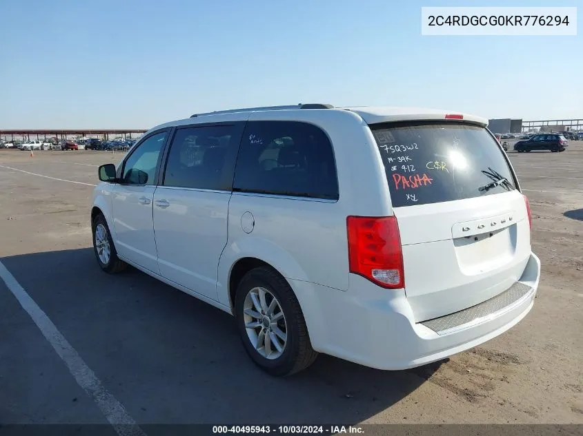 2C4RDGCG0KR776294 2019 Dodge Grand Caravan Sxt