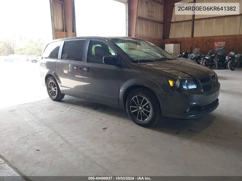 2019 Dodge Grand Caravan Gt VIN: 2C4RDGEG6KR641382 Lot: 40498937