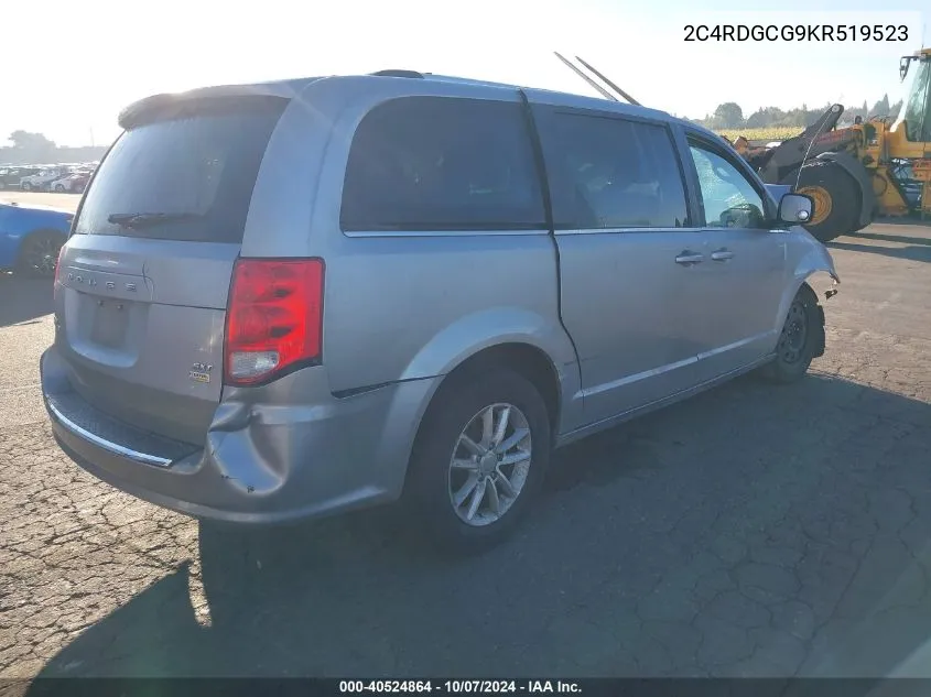 2C4RDGCG9KR519523 2019 Dodge Grand Caravan Sxt