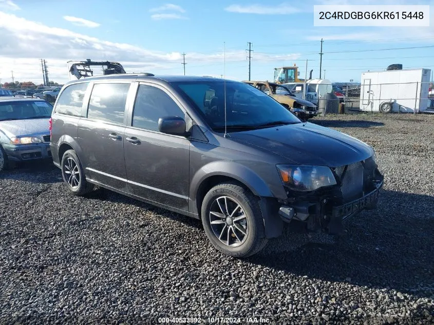 2C4RDGBG6KR615448 2019 Dodge Grand Caravan Se Plus