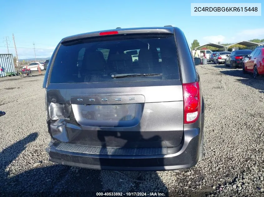 2C4RDGBG6KR615448 2019 Dodge Grand Caravan Se Plus