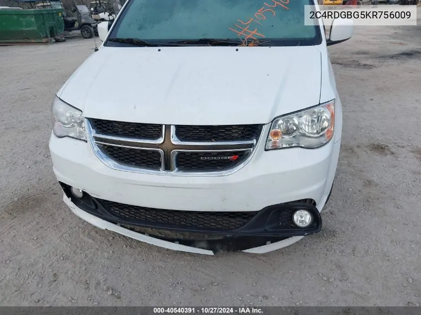 2019 Dodge Grand Caravan Se 35Th Anniversary Edition VIN: 2C4RDGBG5KR756009 Lot: 40540391